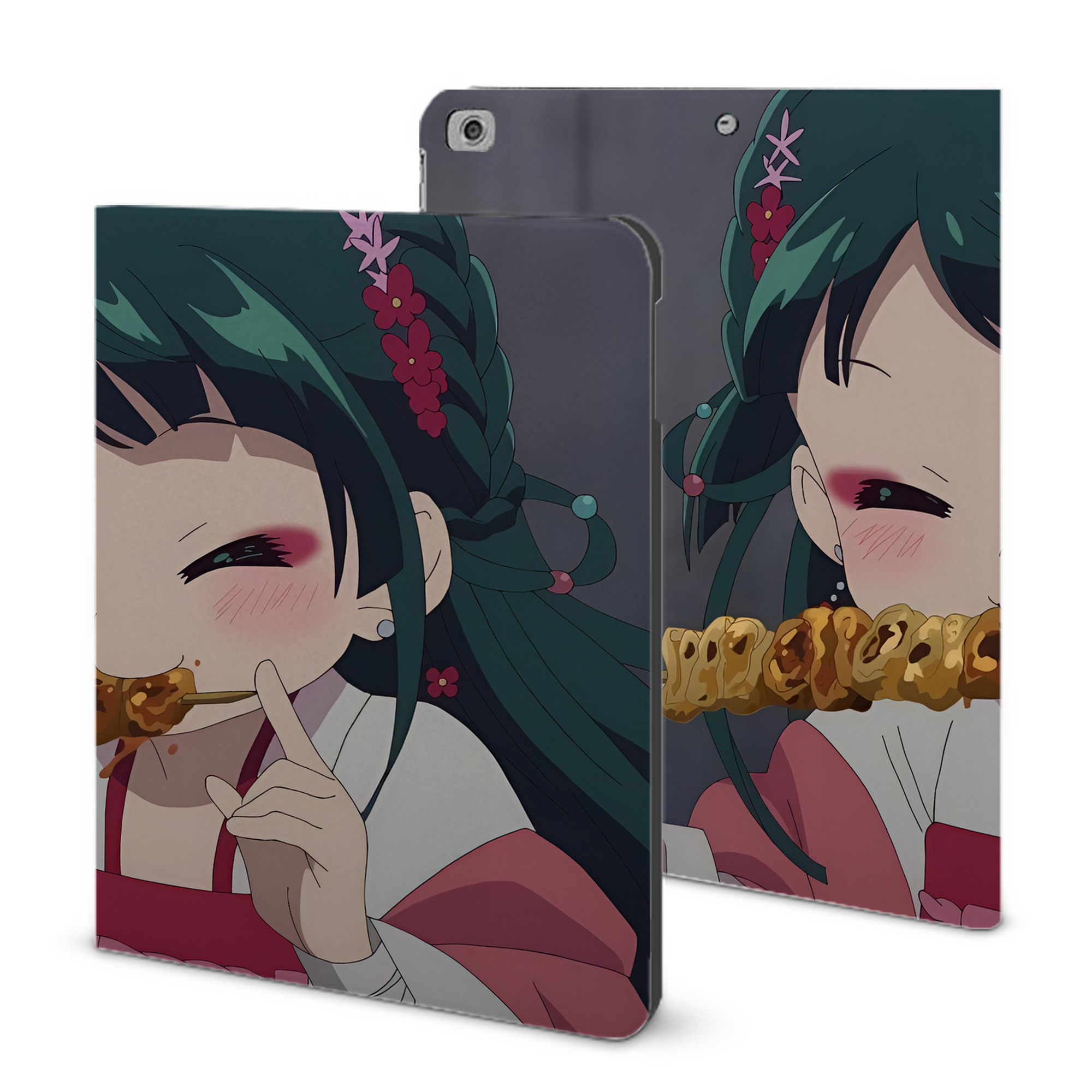 （画像用） 薬屋のひとりごと The Apothecary Diaries IPad ケース ブック型 PUレザー TPU 耐衝撃 軽量 薄型 ペン収納なし 全面保護 IPad 各モデル対応